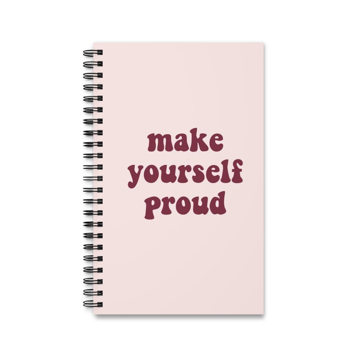 Spiral Notizbuch "Make yourself proud"