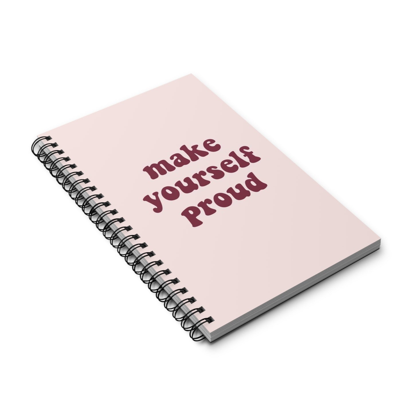 Spiral Notizbuch "Make yourself proud"